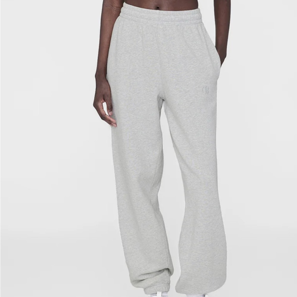 Anine Bing Light Gray Lounge Pants